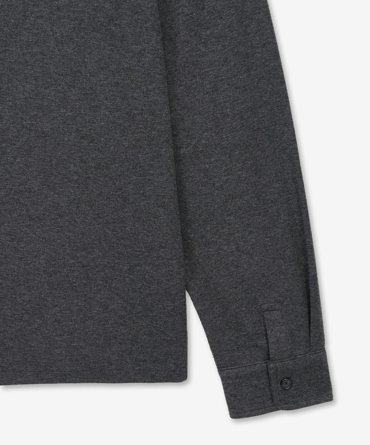 티엔지티(TNGT) Wool Blend Jersey Long Sleeves (Dark Grey) TNTS6E102CG