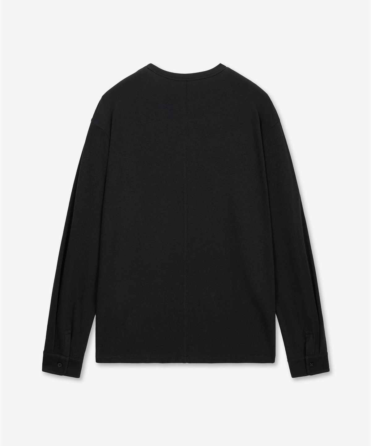 티엔지티(TNGT) Wool Blend Jersey Long Sleeves (Black) TNTS6E102BK