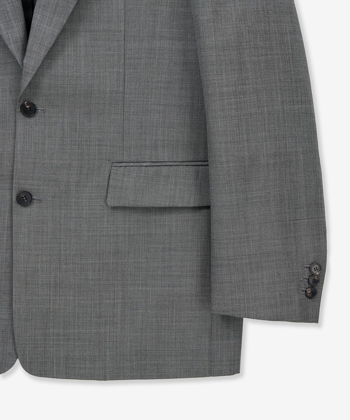 티엔지티 우먼(TNGT WOMAN) W Tollegno Structure Wool Jacket (Mid Grey) TNJA6E103G2