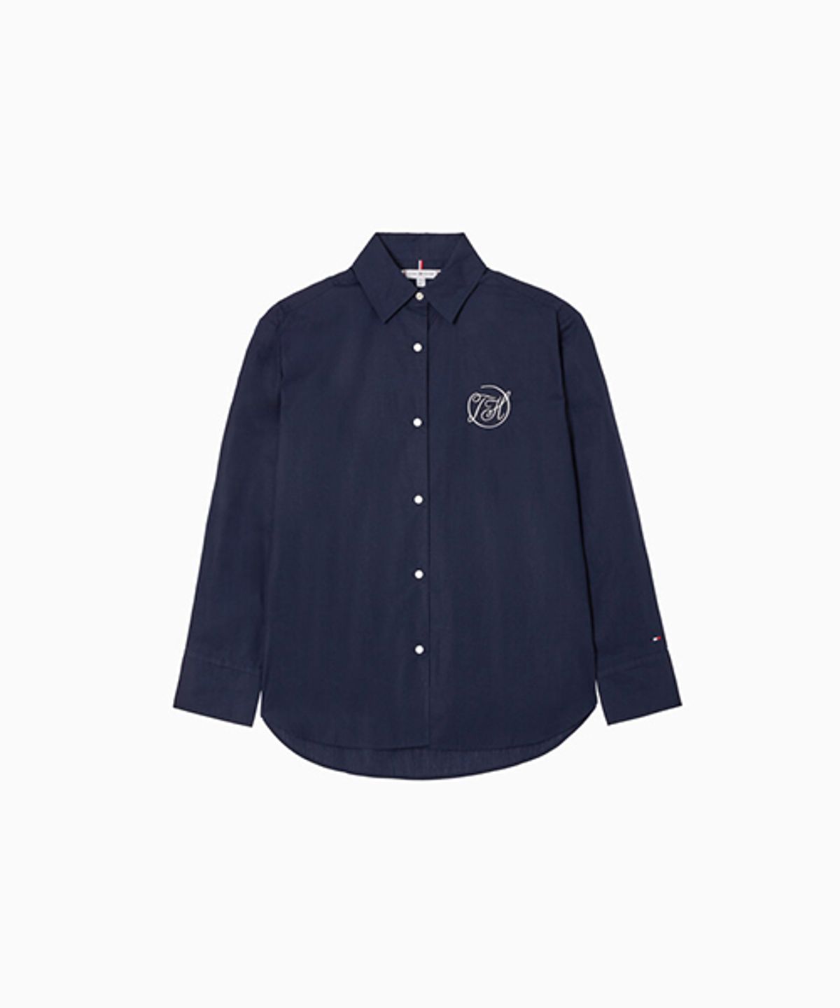 타미힐피거(TOMMY HILFIGER) 포플린 이지 로고 셔츠 (T22G0WSH031WT1C1G)