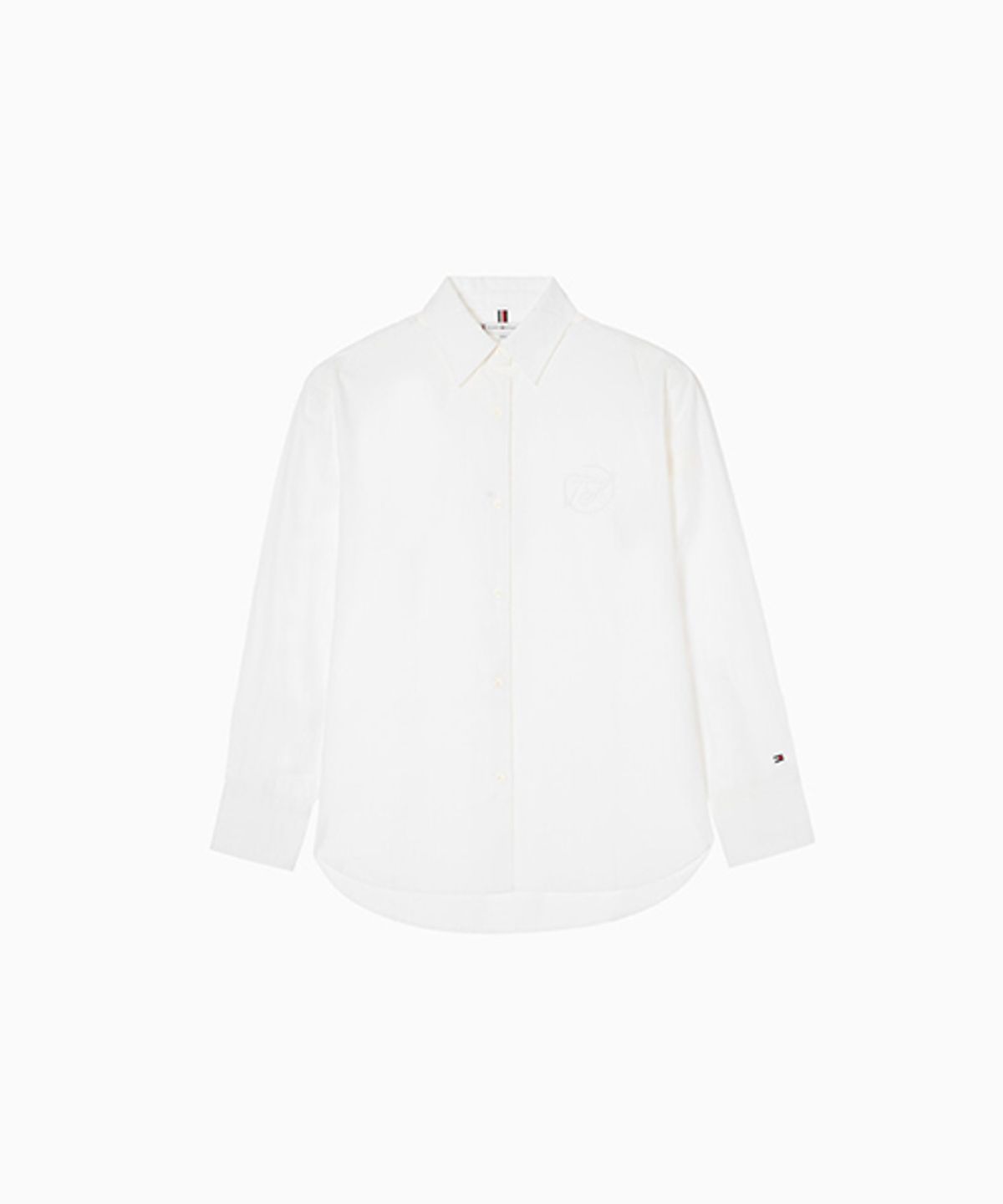 타미힐피거(TOMMY HILFIGER) 포플린 이지 로고 셔츠 (T22G0WSH031WT1YCF)