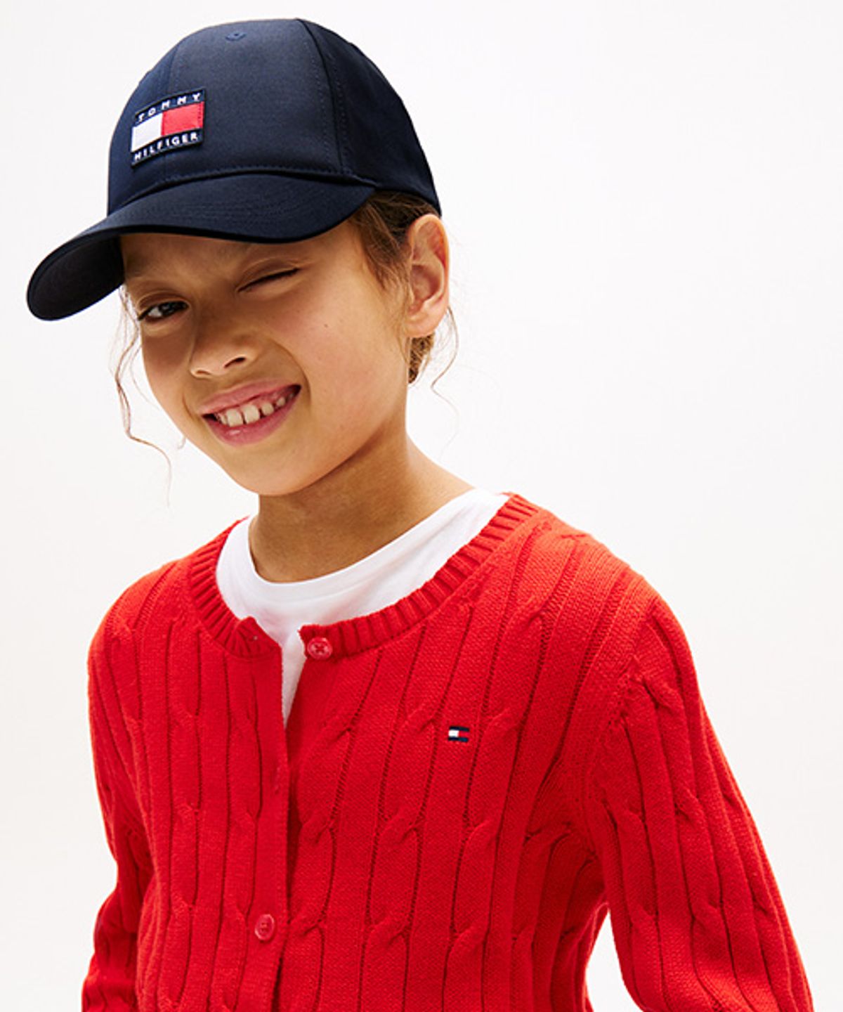 타미힐피거 키즈(TOMMY HILFIGER KIDS) 헤리티지 플래그 볼캡