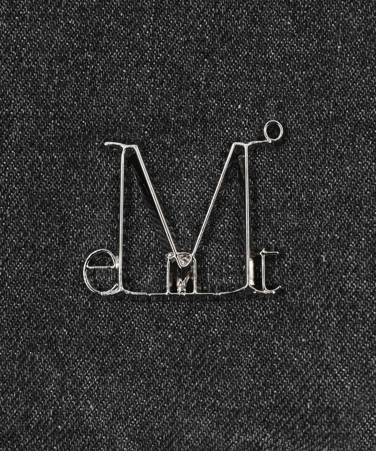 무센트(MUCENT) [SET] 아비에 셋업 아플리케 흑청 자켓