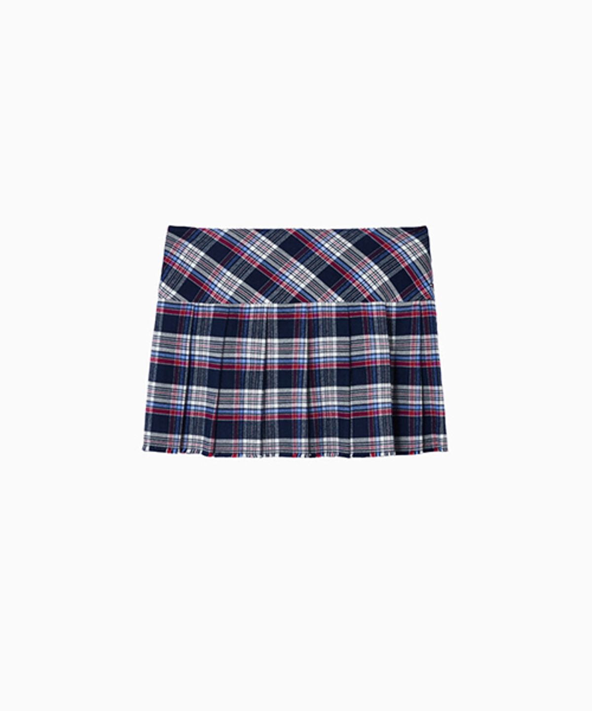 타미진스(TOMMY JEANS) 체크 플리츠 미니 스커트 (T32G0WSC40TWT10MT)