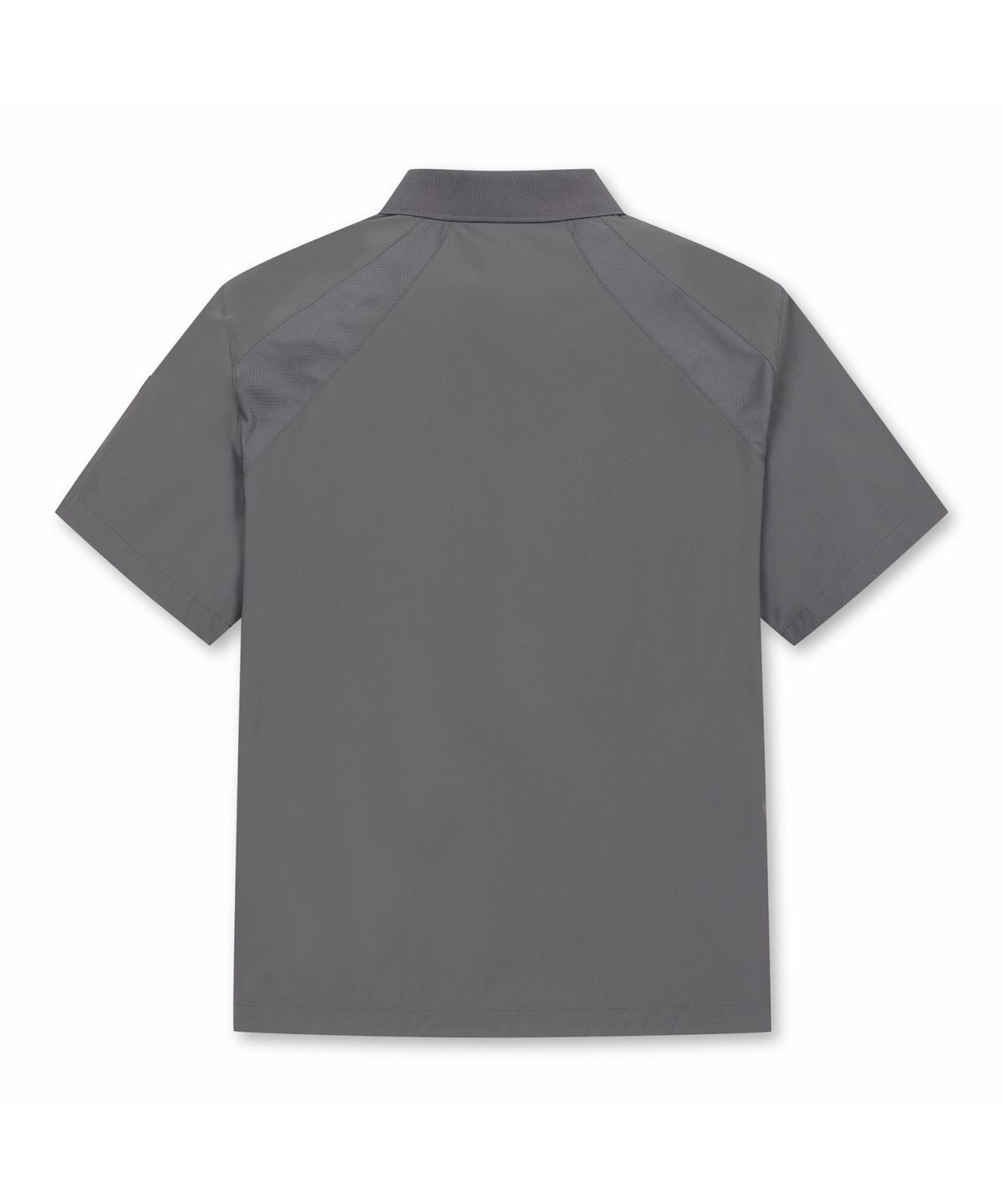 골든베어(GOLDEN BEAR) (M) Stretch Woven Collar Pullover G4TAM26111GYL