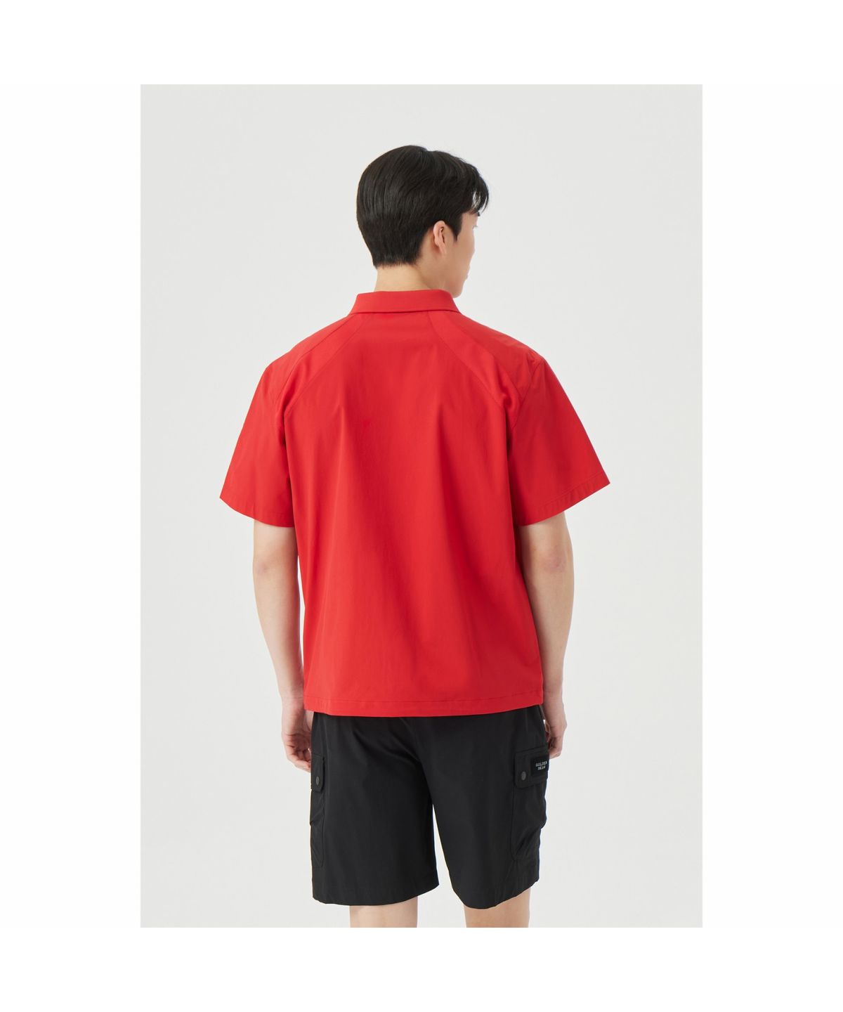 골든베어(GOLDEN BEAR) (M) Stretch Woven Collar Pullover G4TAM26111REX