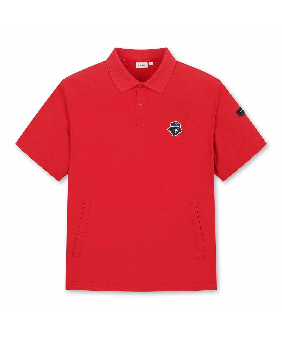 골든베어(GOLDEN BEAR) (M) Stretch Woven Collar Pullover G4TAM26111REX