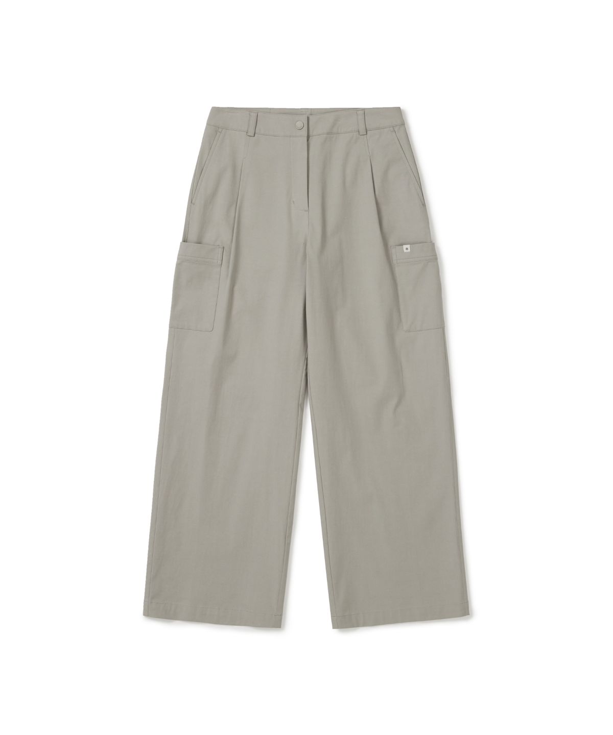 스노우피크 어패럴(SNOWPEAK APPAREL) 클랜드 여성 와이드 팬츠 (S26SWDPT13) Fog Gray
