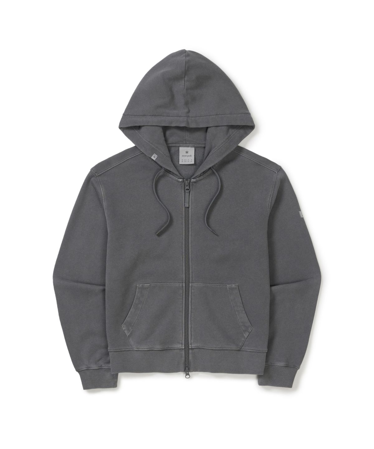 스노우피크 어패럴(SNOWPEAK APPAREL) 피그먼트 여성 풀집업 (S26SWFFJ57) Charcoal