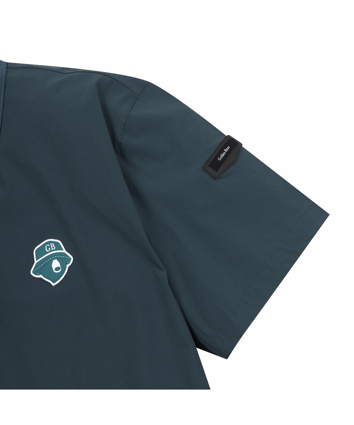 골든베어(GOLDEN BEAR) (M) Stretch Woven Collar Pullover G4TAM26111GRX