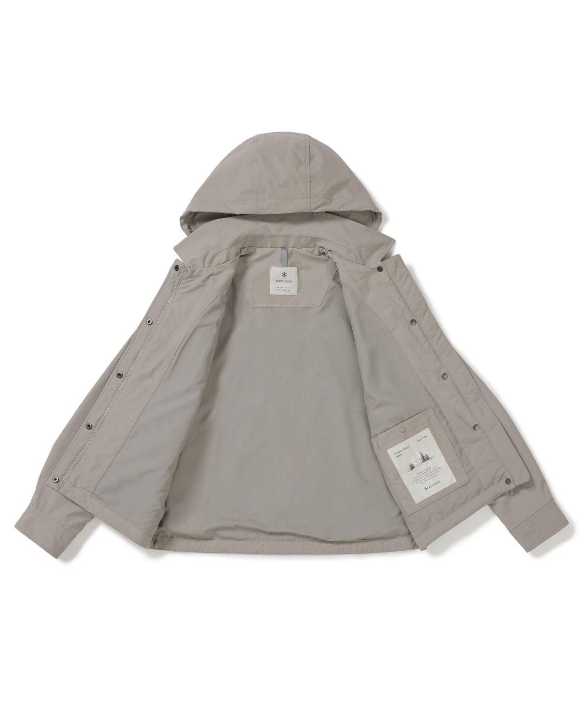 스노우피크 어패럴(SNOWPEAK APPAREL) 클랜드 여성 자켓 (S26SWDJK13) Fog Gray