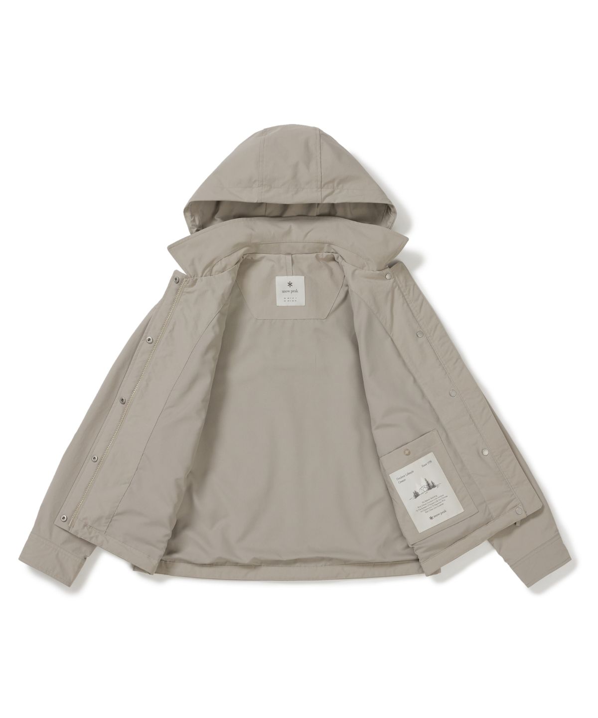 스노우피크 어패럴(SNOWPEAK APPAREL) 클랜드 여성 자켓 (S26SWDJK13) Beige