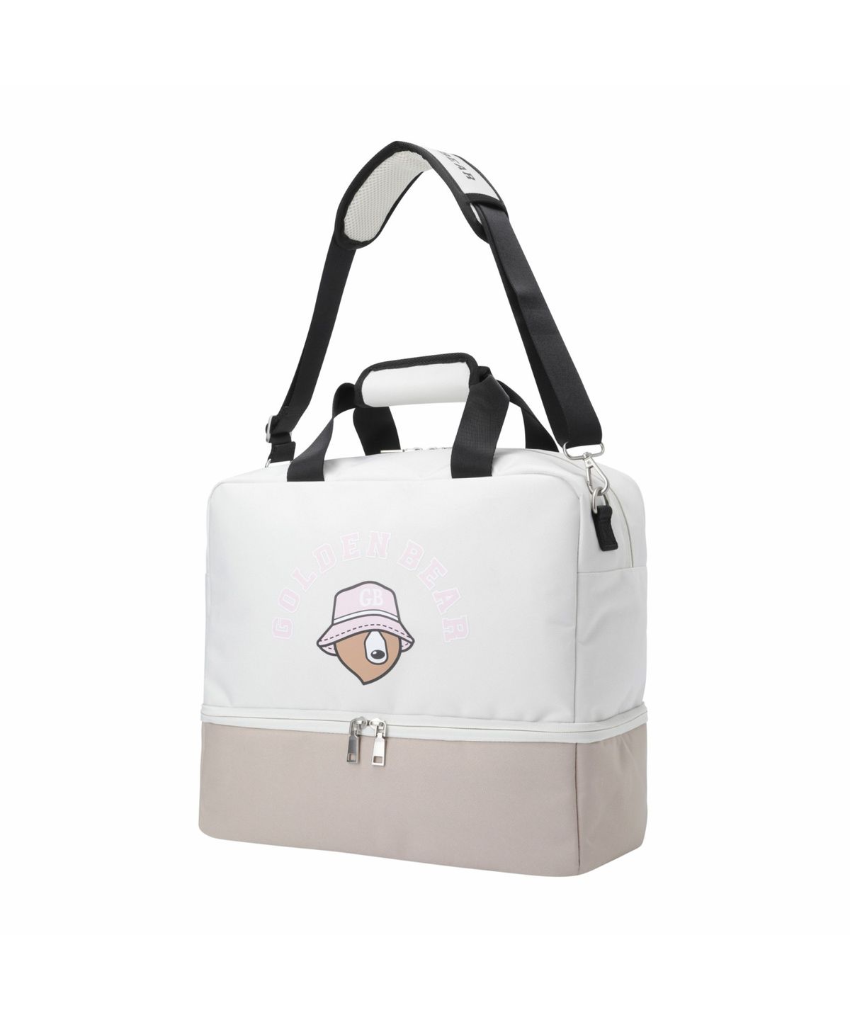 골든베어(GOLDEN BEAR) (U) Color Blocked Boston Bag  G6BOX26101BEX