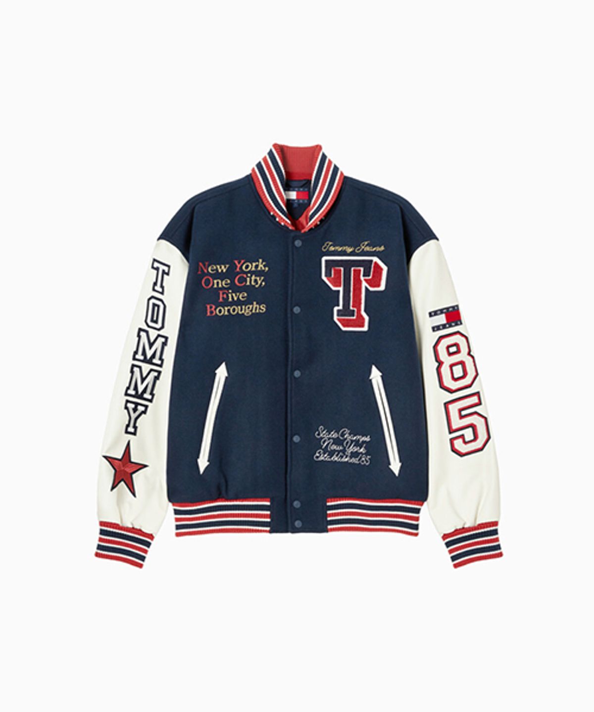타미진스(TOMMY JEANS) 바시티 배지 재킷 (T32G0WJC15TMT1C1G)