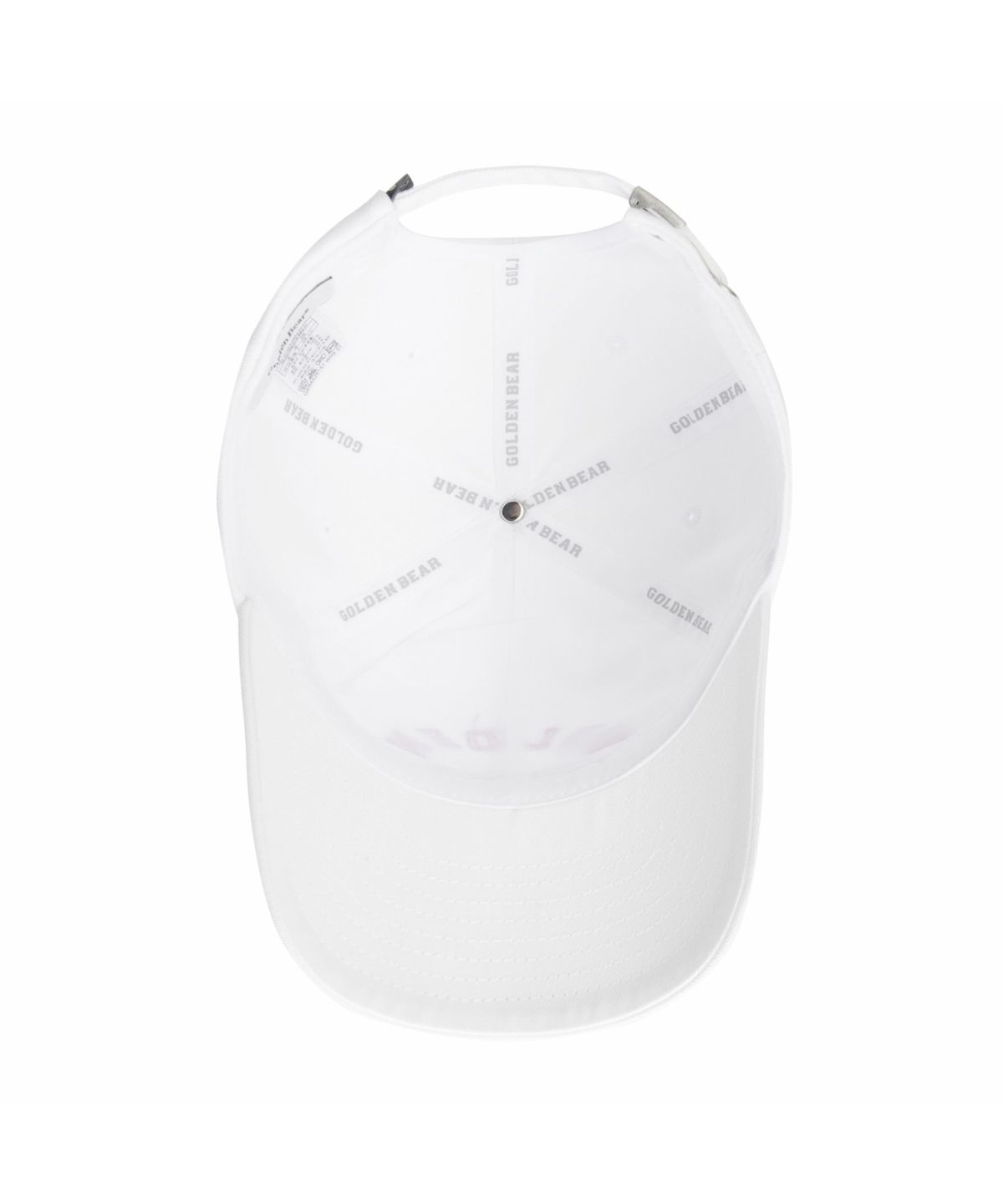 골든베어(GOLDEN BEAR) (U) Essential Curved Logo Ball Cap   G6RAX26151WHX
