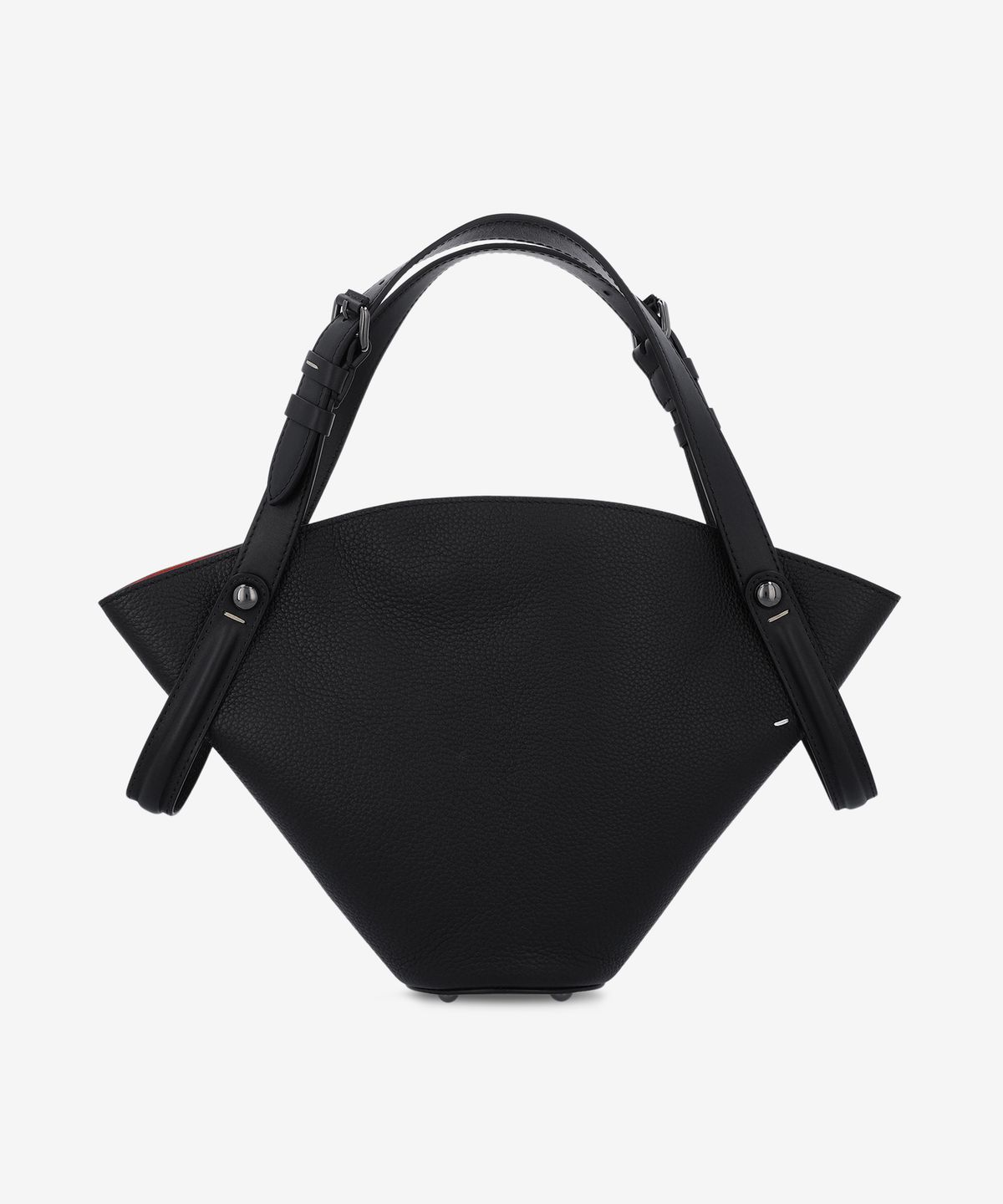 메종 마르지엘라(MAISON MARGIELA) 드레사주 스몰 크로스백 - 블랙:오렌지 / SB1WG0093P7268HB317