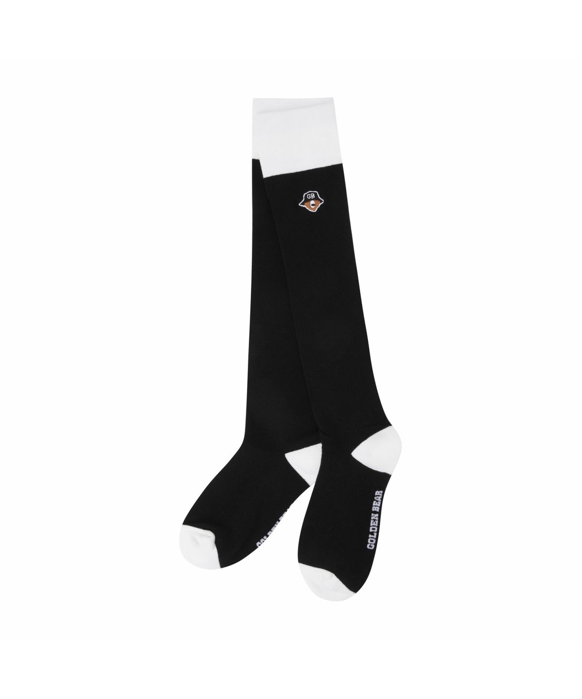 골든베어(GOLDEN BEAR) (W) Block Contrast Knee Socks   G6LAX26132BKX