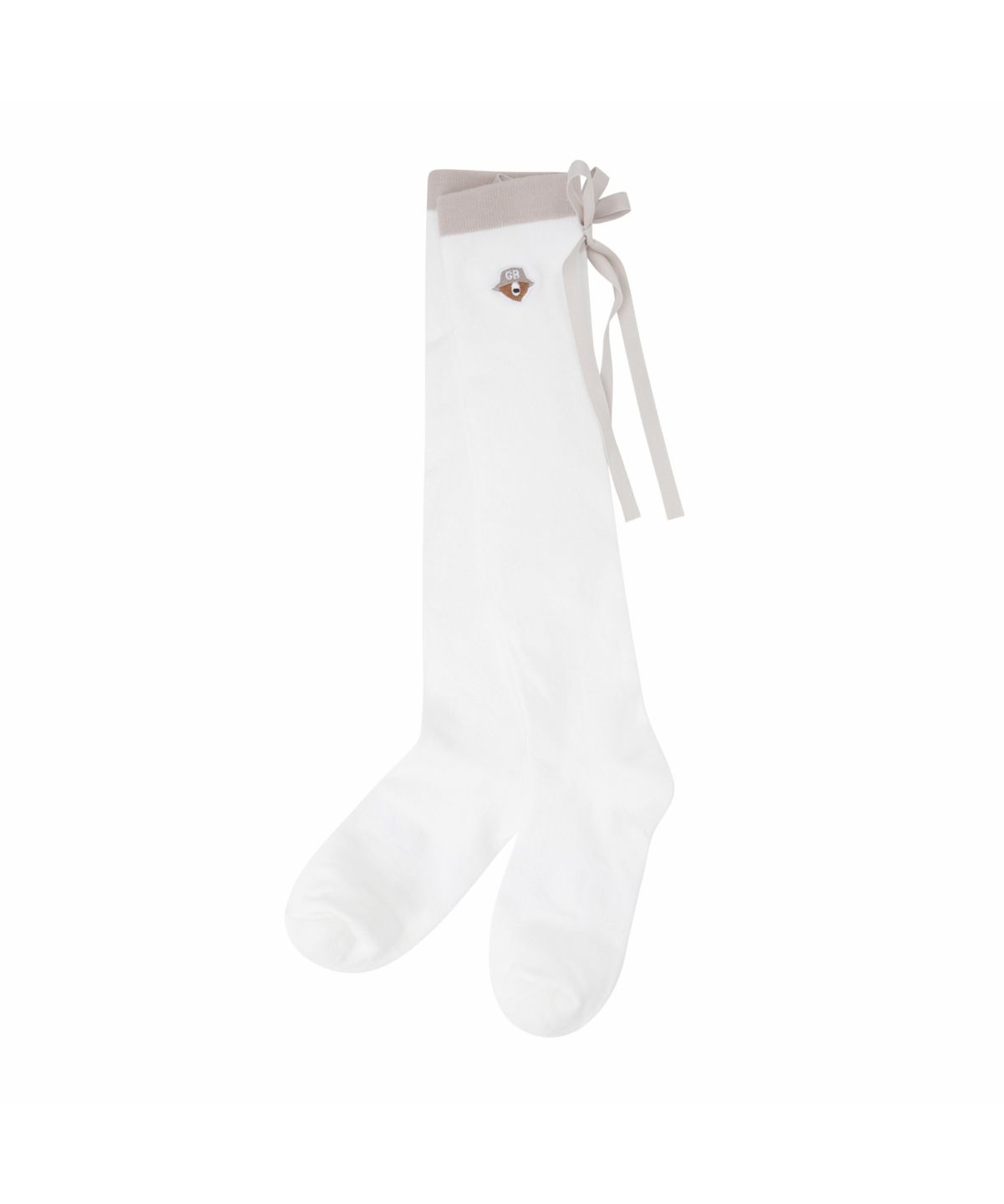골든베어(GOLDEN BEAR) (W) Ribbon Tie Knee-Socks   G6LAX26242BEX