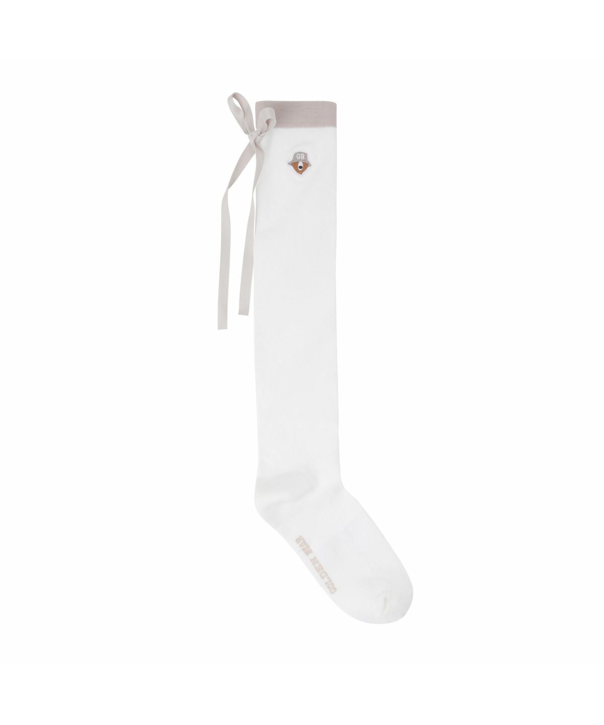 골든베어(GOLDEN BEAR) (W) Ribbon Tie Knee-Socks   G6LAX26242BEX