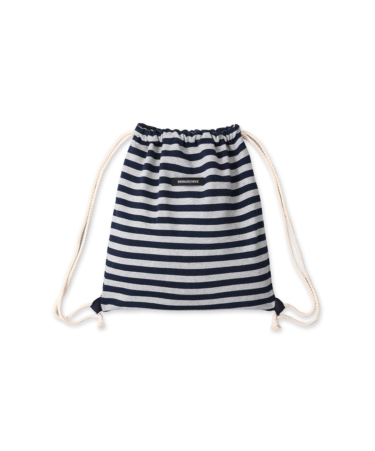 9999아카이브(9999ARCHIVE) Linking Pocket Stripe Gym Sack