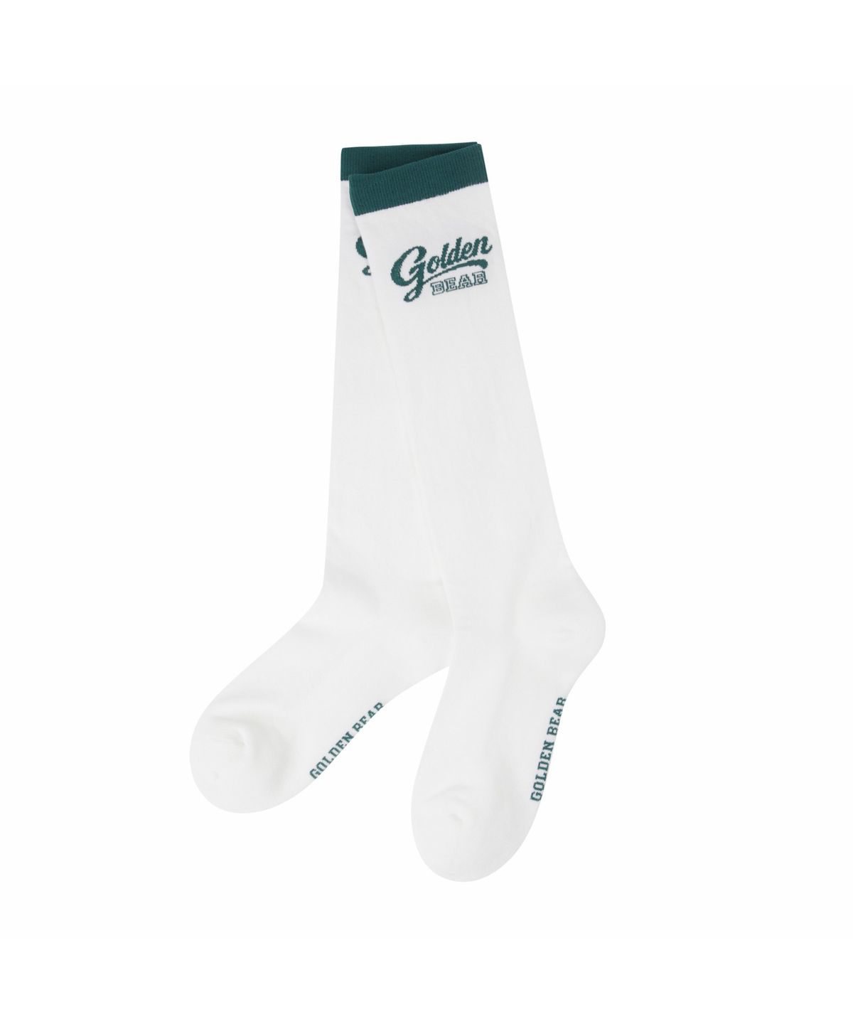 골든베어(GOLDEN BEAR) (W) Lettering Jaquard Knee-Socks   G6LAX26332WHX