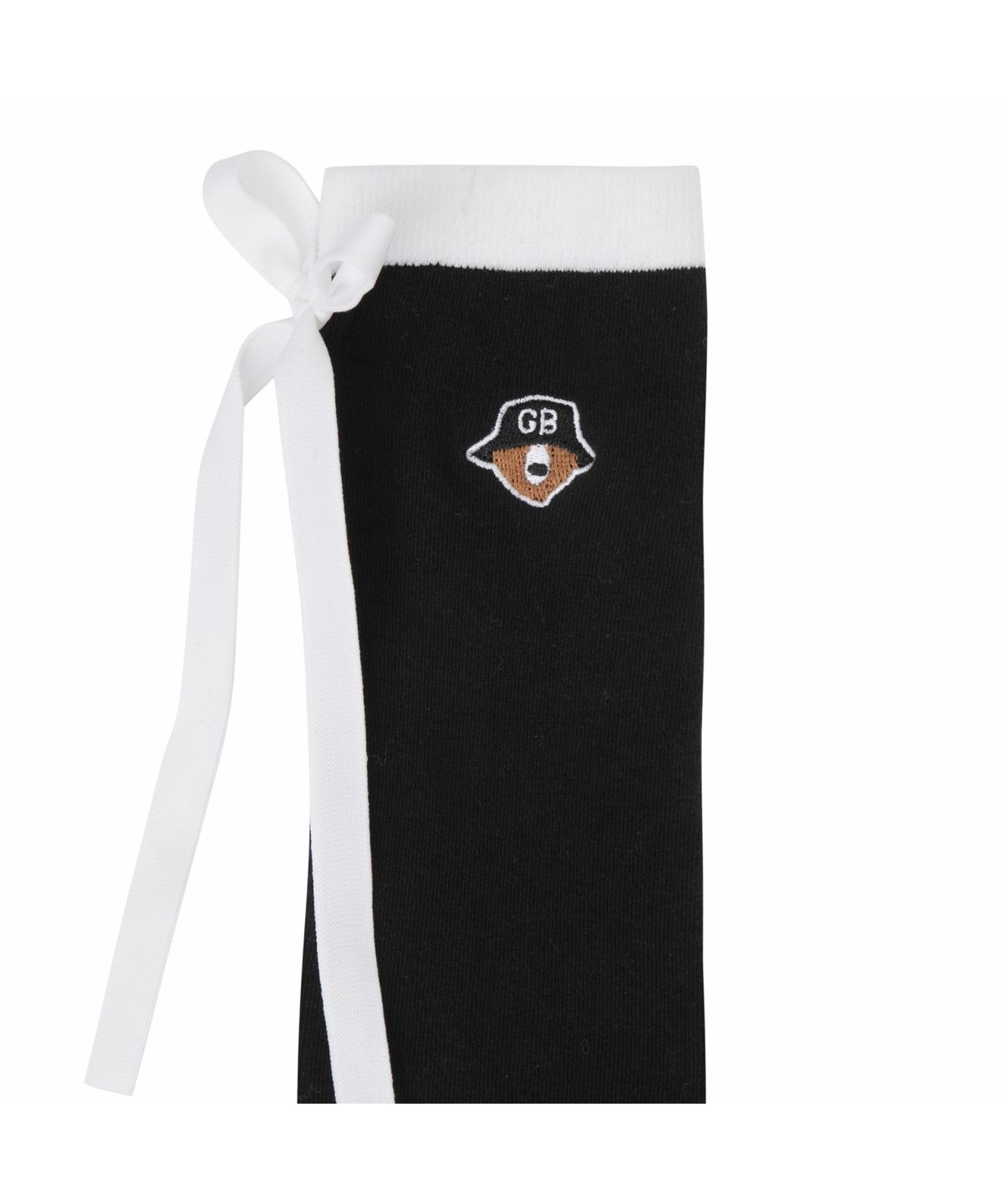 골든베어(GOLDEN BEAR) (W) Ribbon Tie Knee-Socks   G6LAX26242BKX