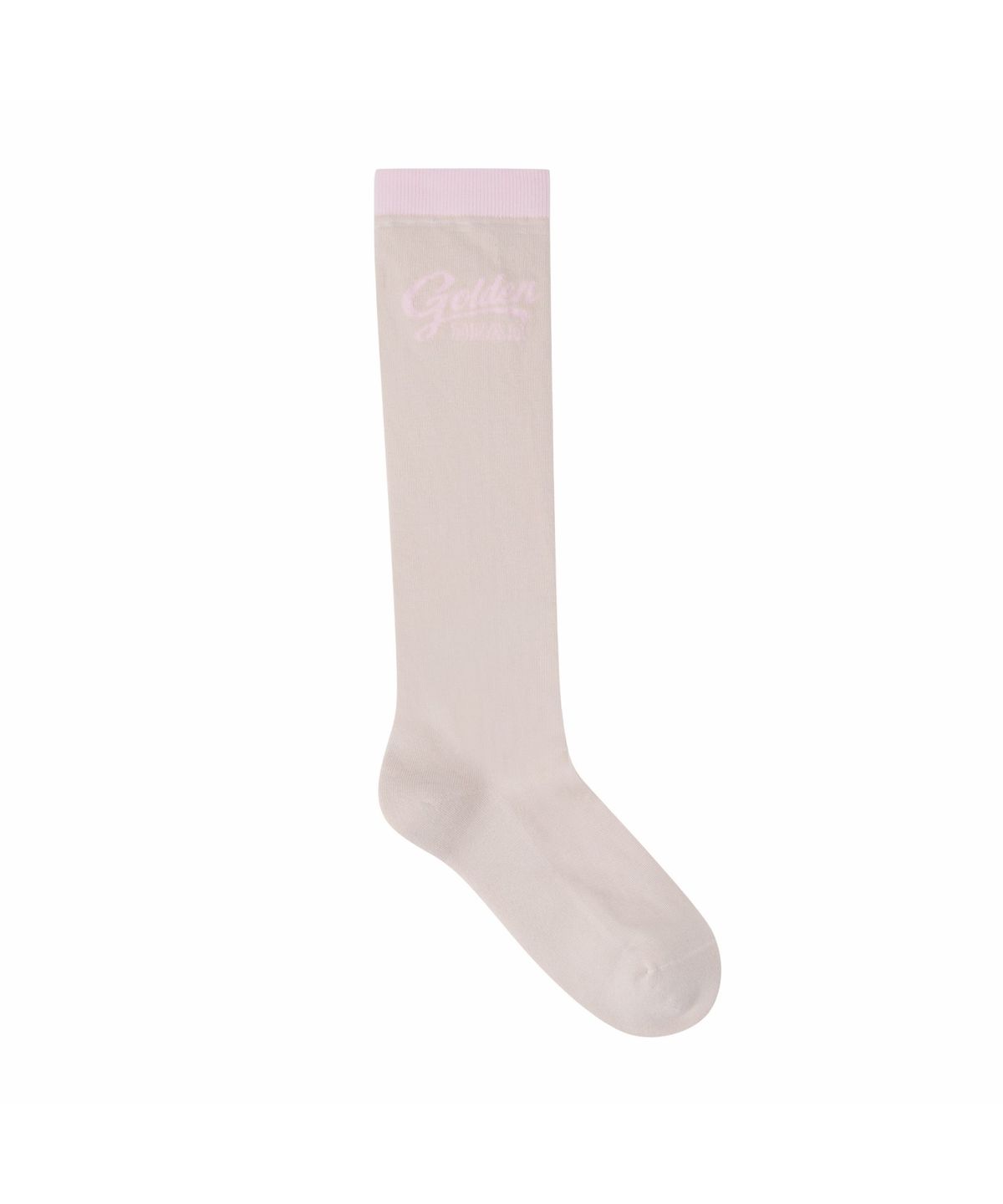 골든베어(GOLDEN BEAR) (W) Lettering Jaquard Knee-Socks   G6LAX26332BEX