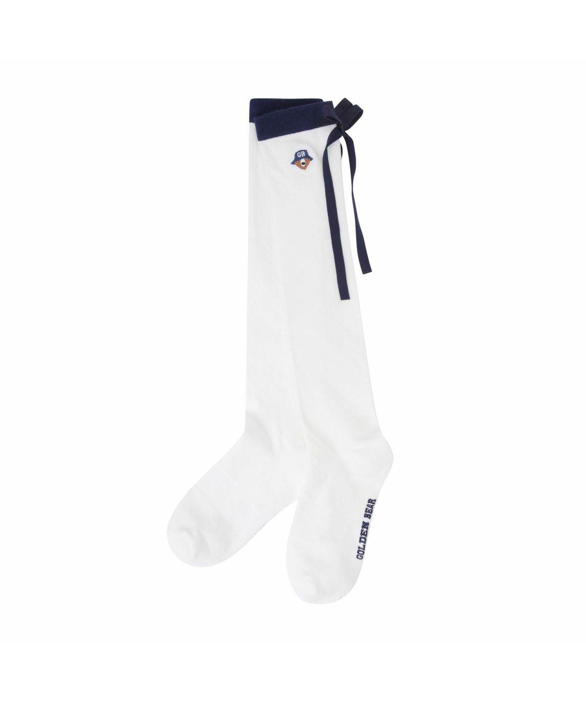 골든베어(GOLDEN BEAR) (W) Ribbon Tie Knee-Socks   G6LAX26242NYX