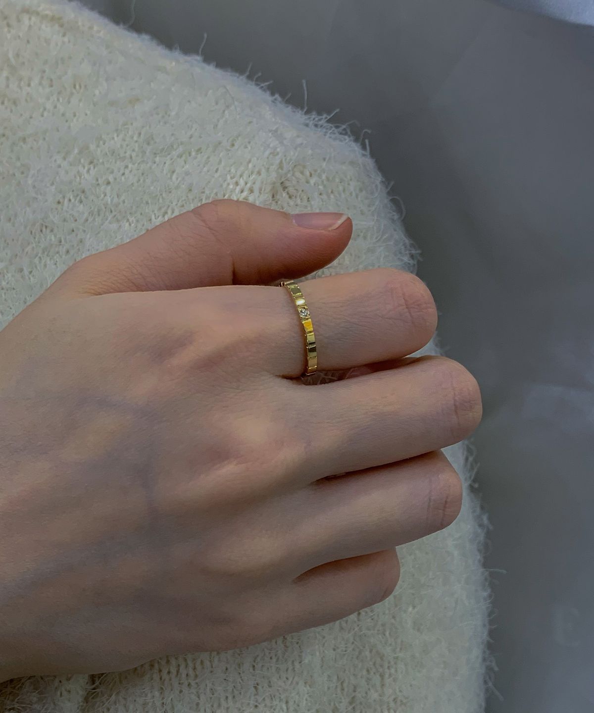 엘렌쥬얼리(HELENE JEWELRY) 925실버 싱글 큐빅 큐브 링 반지