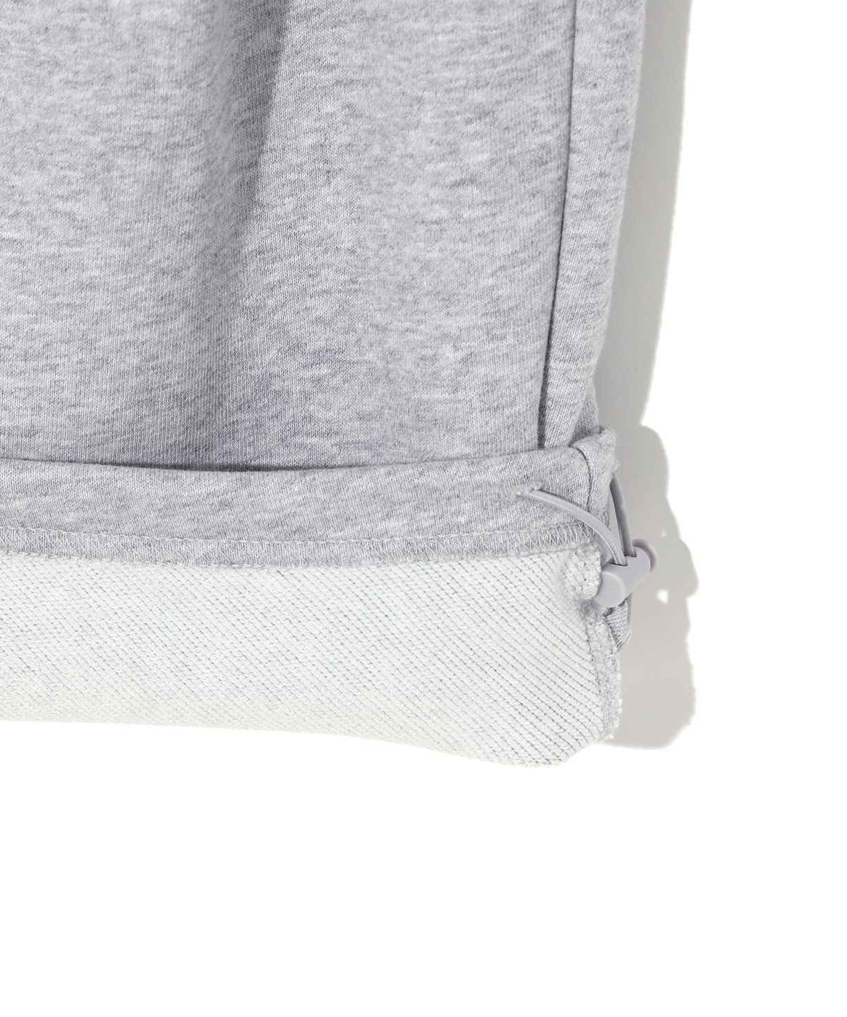 레이피커스(RAYFIKERS) 사이드 원턱 와이드 스웨트 팬츠 MQ6PU187_MELANGE GREY