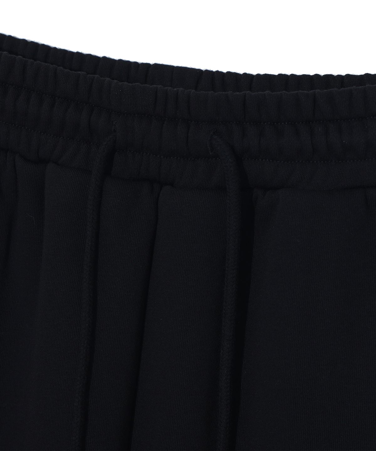 레이피커스(RAYFIKERS) 사이드 원턱 와이드 스웨트 팬츠 MQ6PU187_BLACK