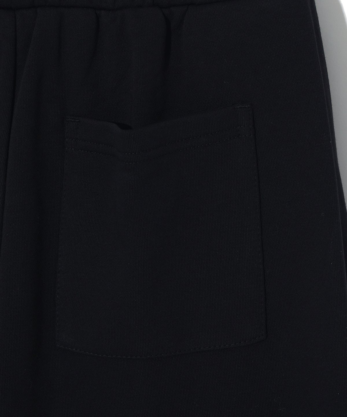 레이피커스(RAYFIKERS) 사이드 원턱 와이드 스웨트 팬츠 MQ6PU187_BLACK