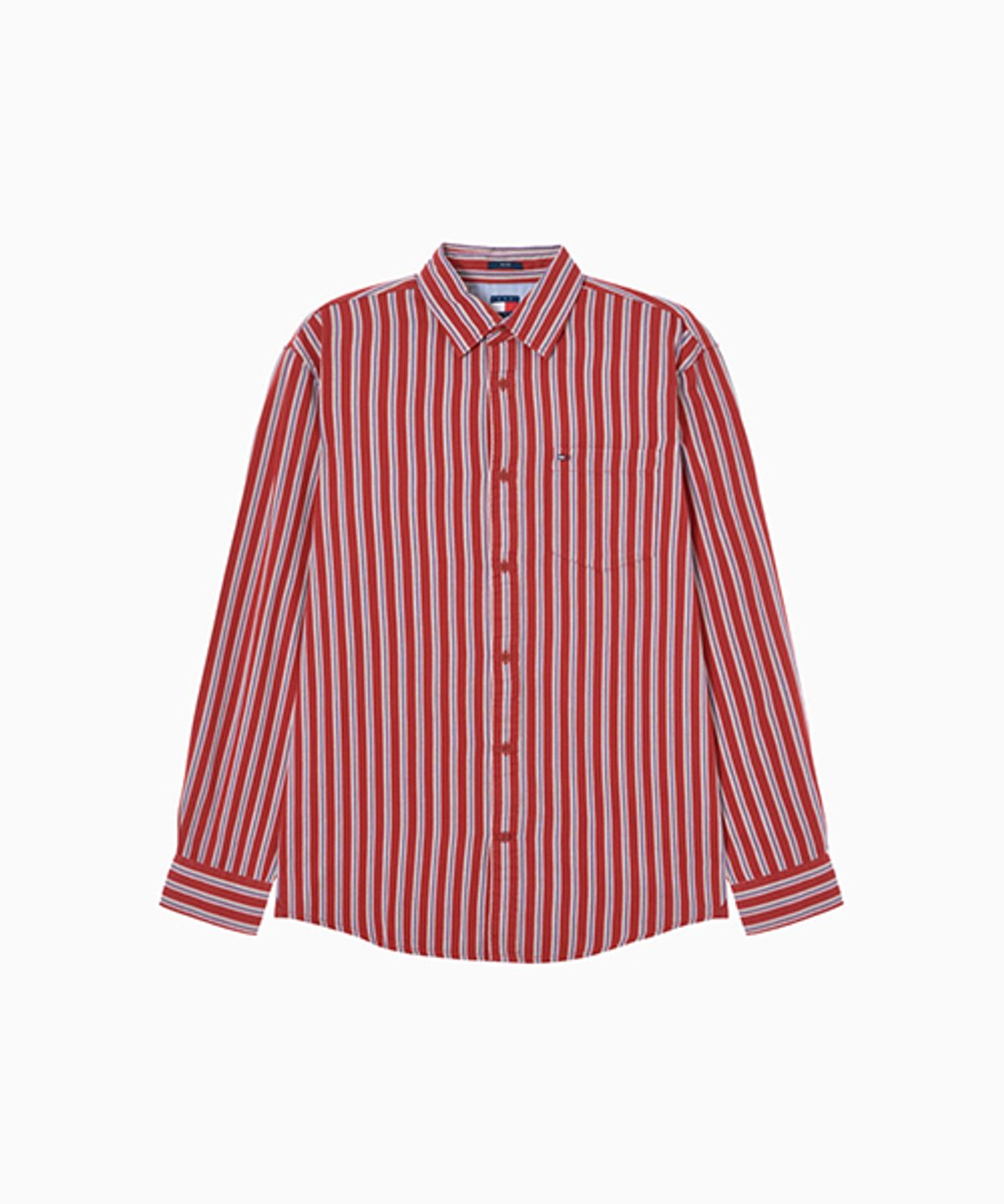 타미진스(TOMMY JEANS) 릴랙스 스트라이프 트윌 셔츠 (T32G0WSH10TMT1XL0)