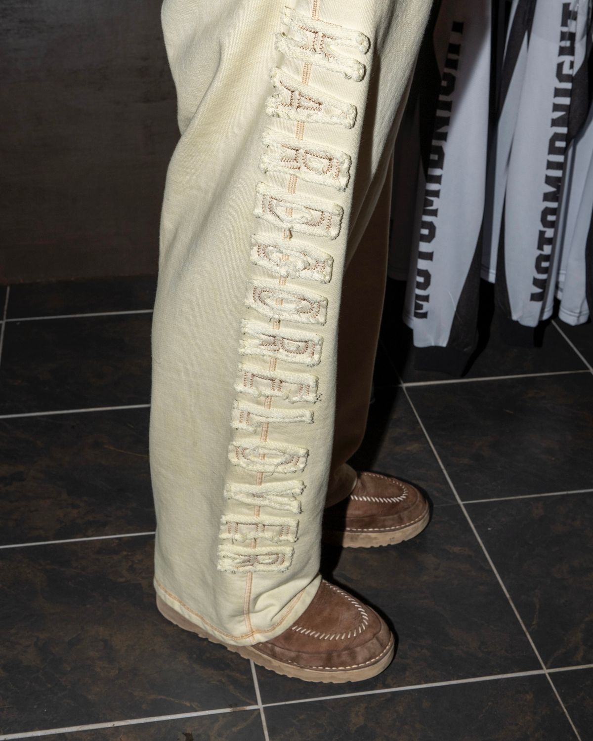 하드코어 러버(HARDCORE LOVER) Raw Heavy-fleece Pants OAT BEIGE
