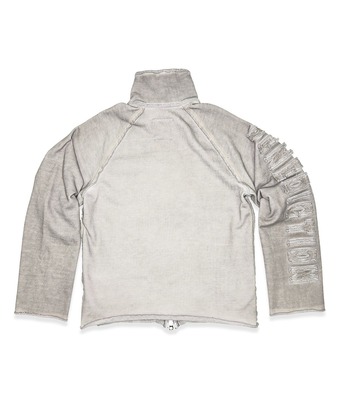 하드코어 러버(HARDCORE LOVER) Raw Heavy-fleece Zip-up GRAY