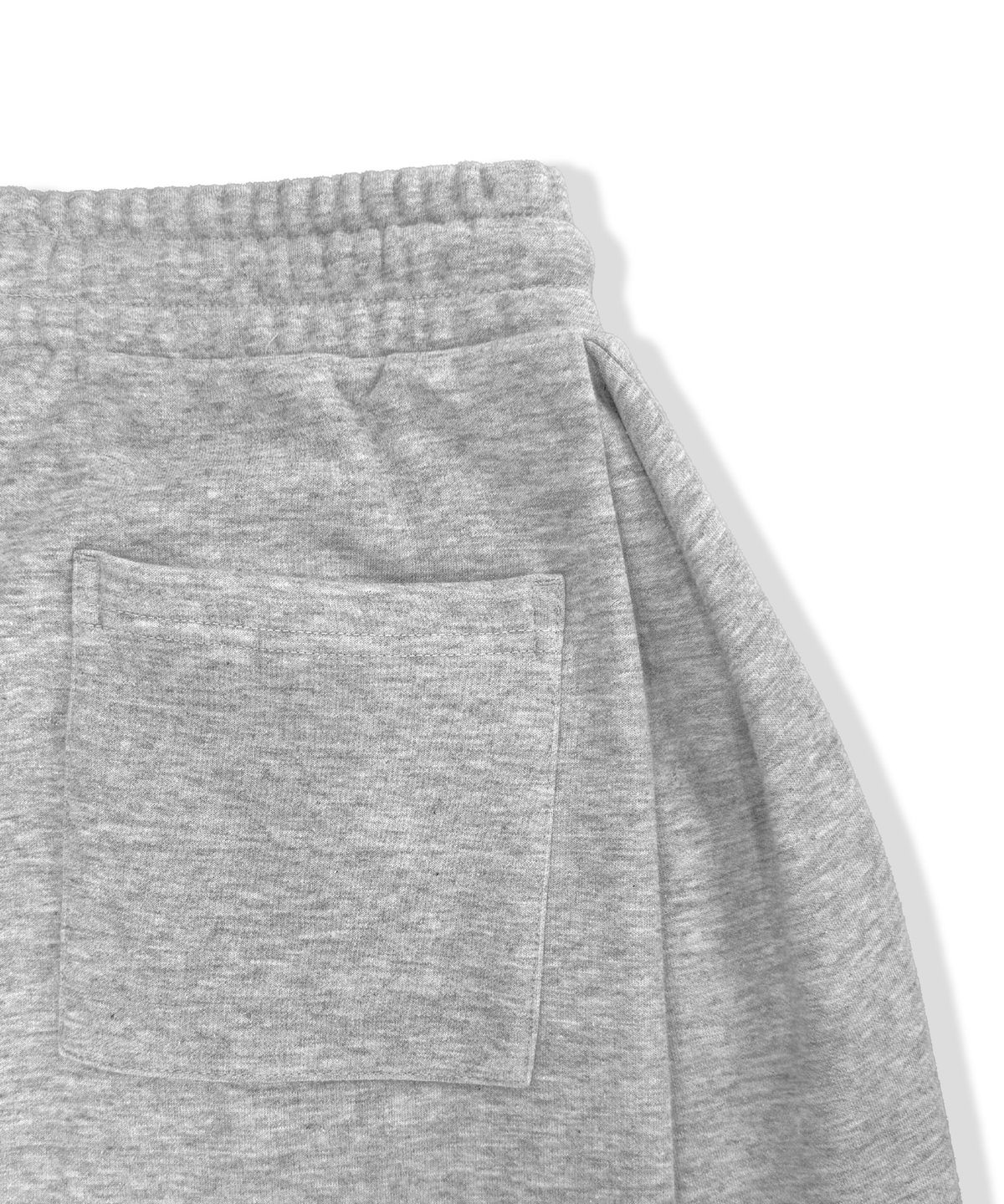 펜듈럼(PENDULUM) 딥쓰리턱 와이드 스웨트 팬츠 LQ6PU191_MELANGE GREY