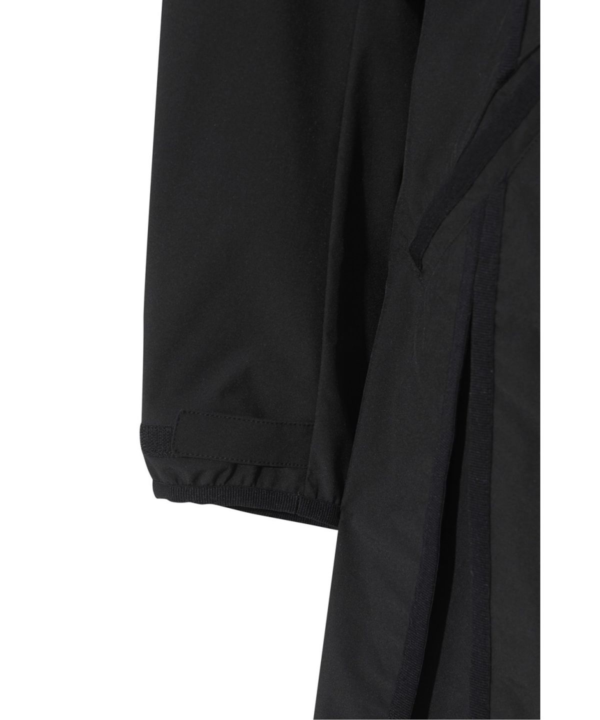 왁(WAAC) Long shirring Jacket WWUAS26106BKX