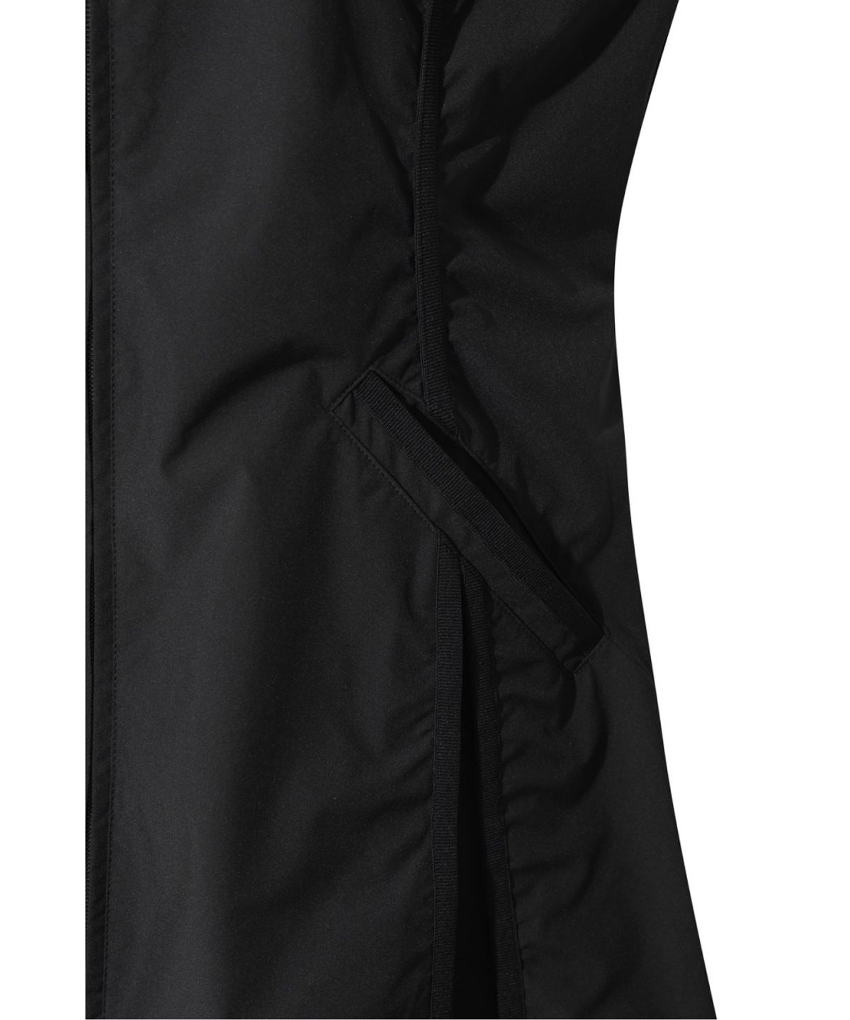 왁(WAAC) Long shirring Jacket WWUAS26106BKX