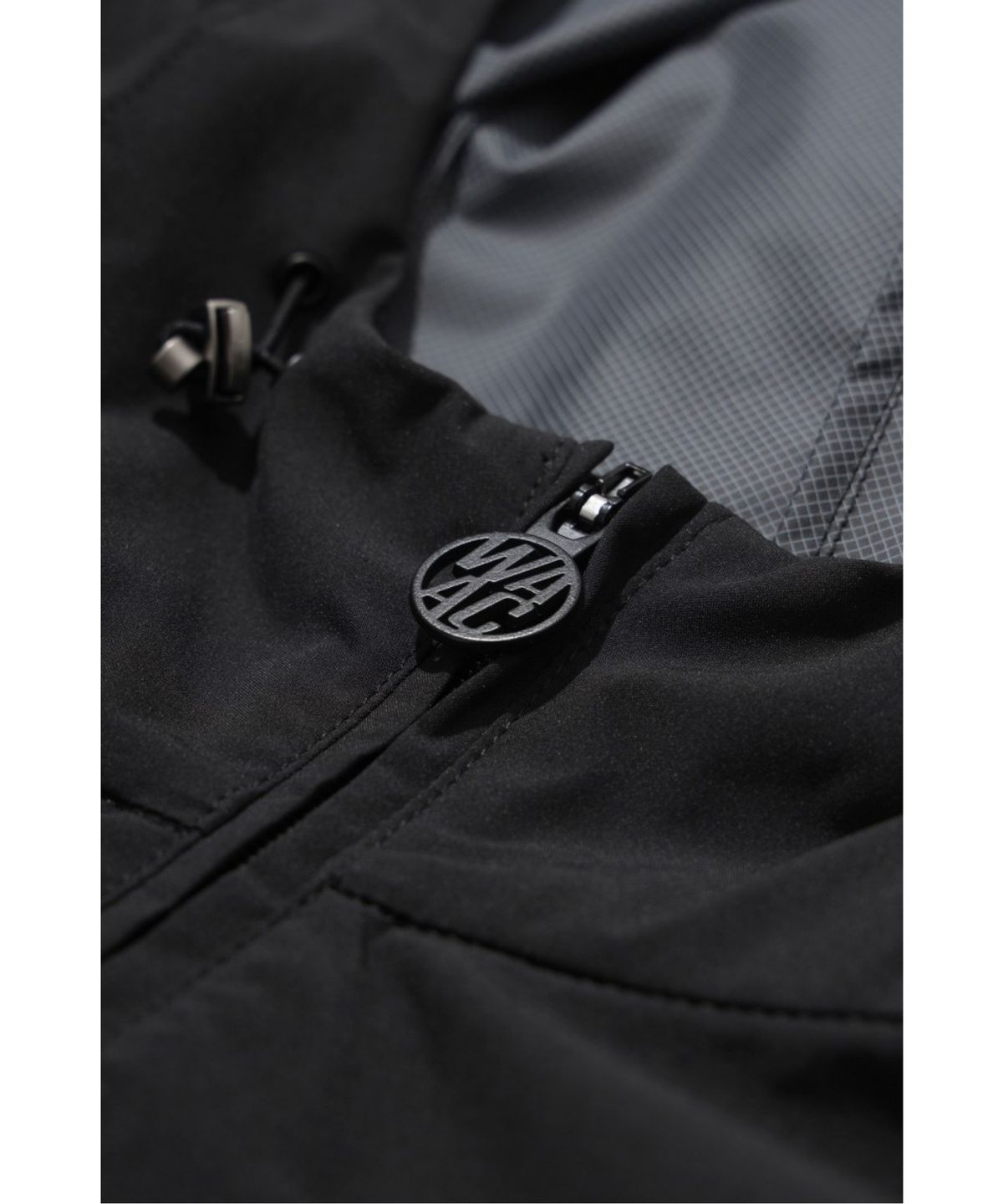 왁(WAAC) Long shirring Jacket WWUAS26106BKX