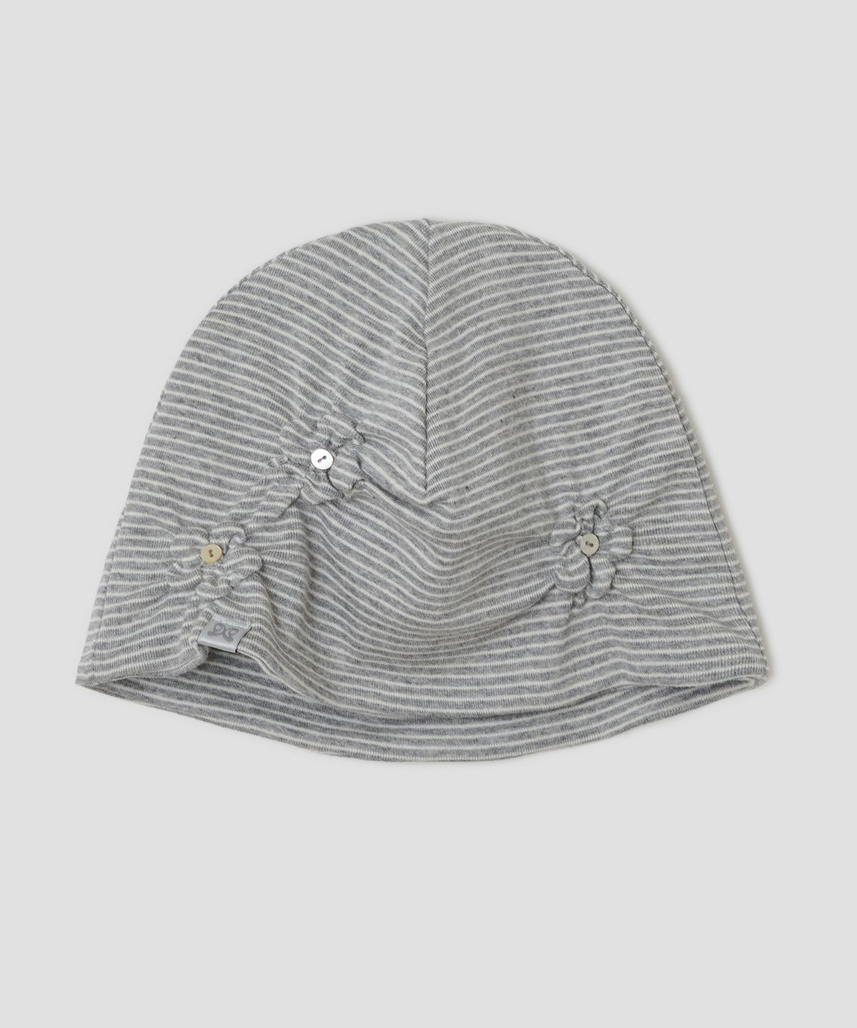 타입서비스(TYPESERVICE) Flower Button Beanie [Gray]