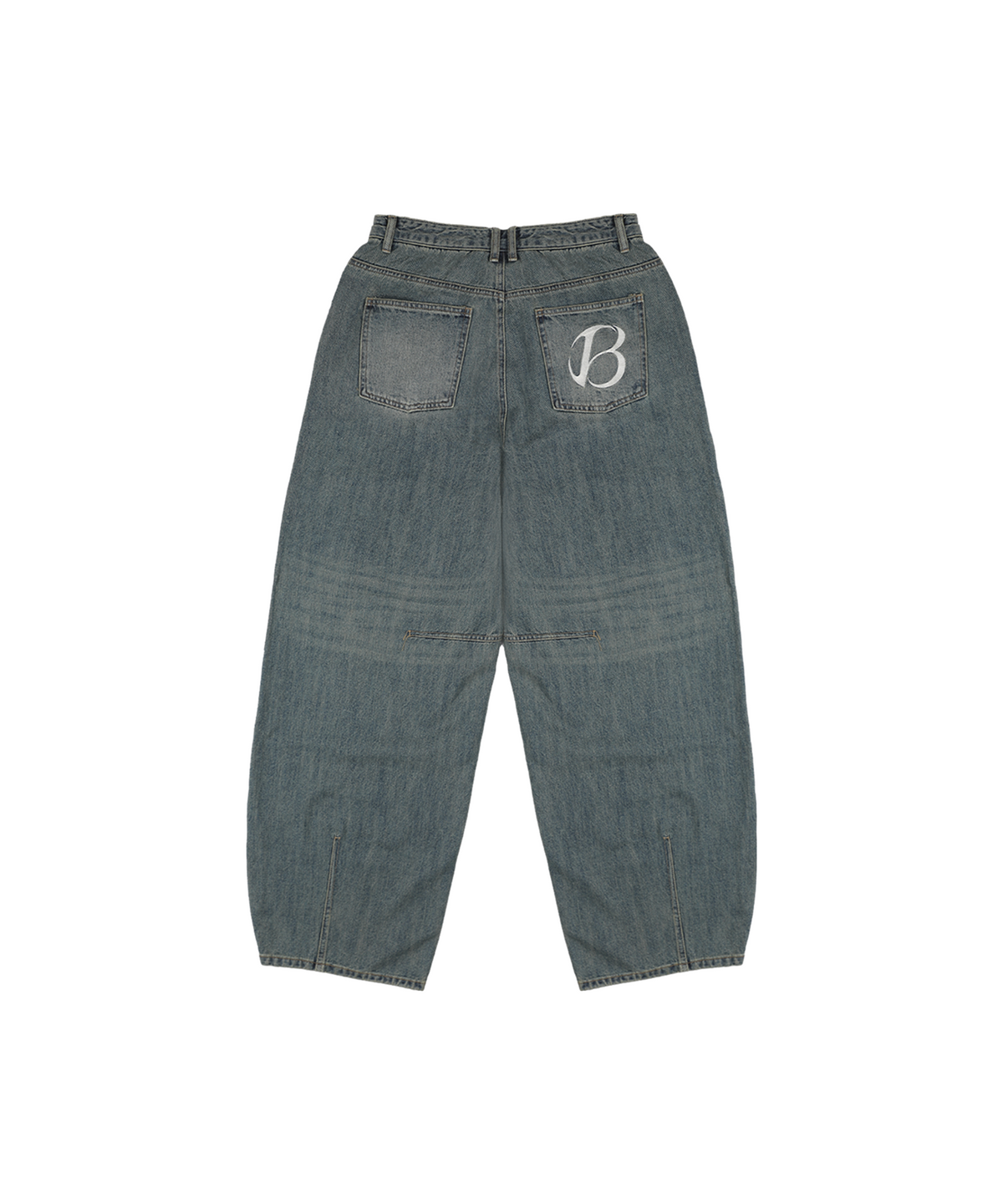 본엑스(BORNX) Washed Incision Denim Pants