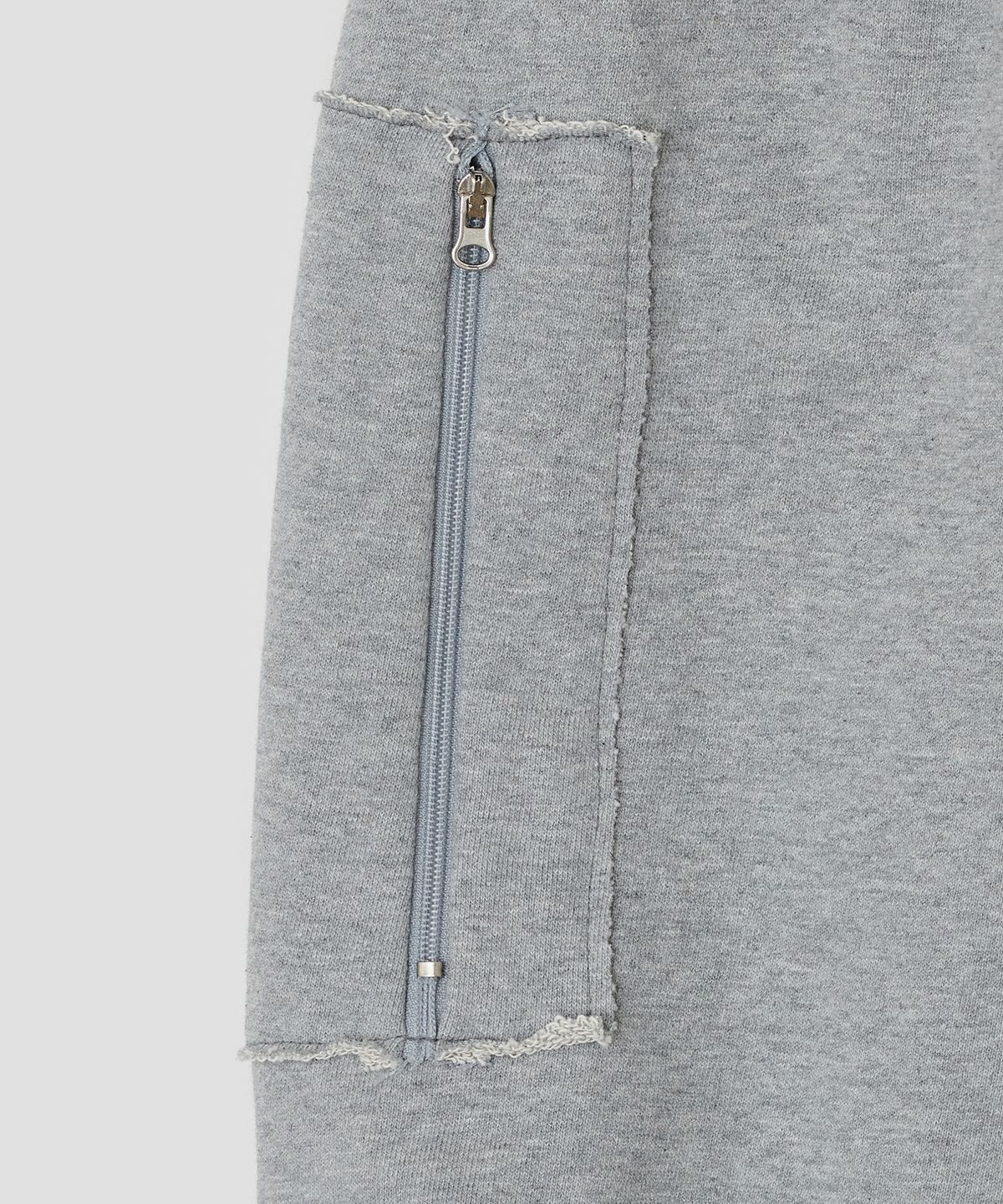 타입서비스(TYPESERVICE) Slit Pocket Jersey Skirt [Gray]