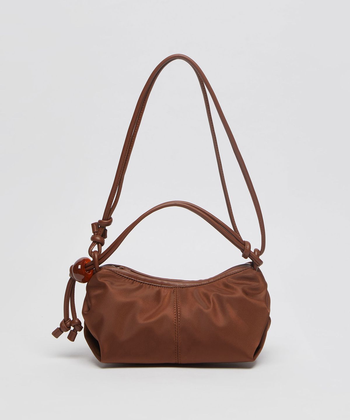 아카이브앱크(ARCHIVEPKE) Mini ridge bag(Nylon brown)_OVBAX26104BRW