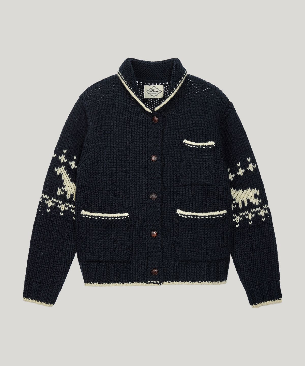 포에트서울(POETSEOUL) winter koichan cardigan_navy