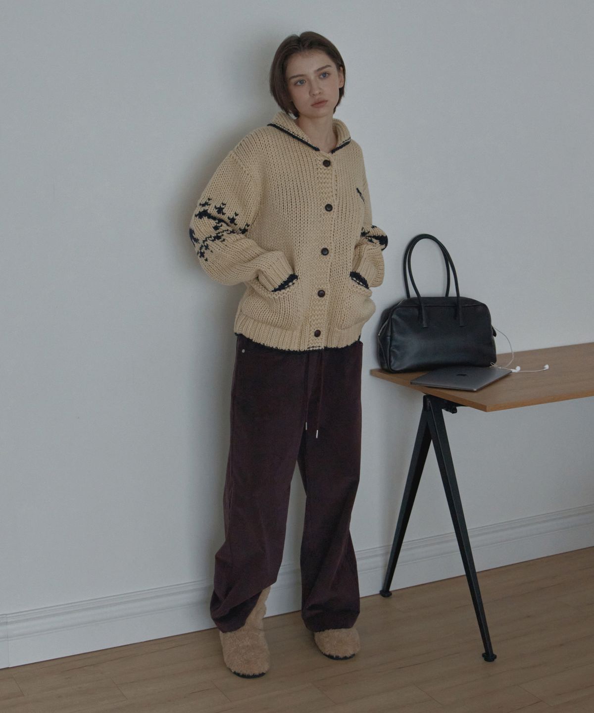 포에트서울(POETSEOUL) winter koichan cardigan_butter