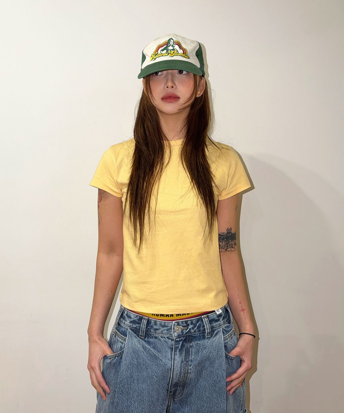 데프가먼츠(DEFGARMENTS) (DEFG X US) SLEEVE LOGO T-SHIRTS [3COLOR]