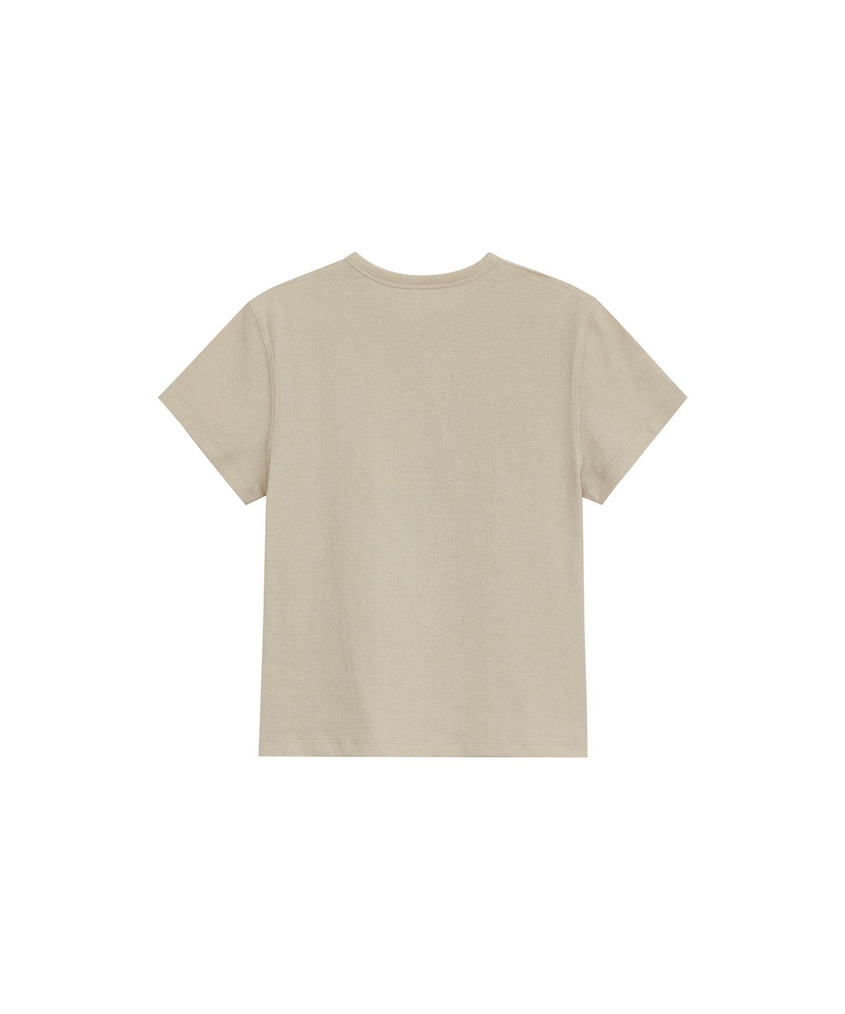 데프가먼츠(DEFGARMENTS) CAT AVA T-SHIRTS [LIGHT BEIGE]