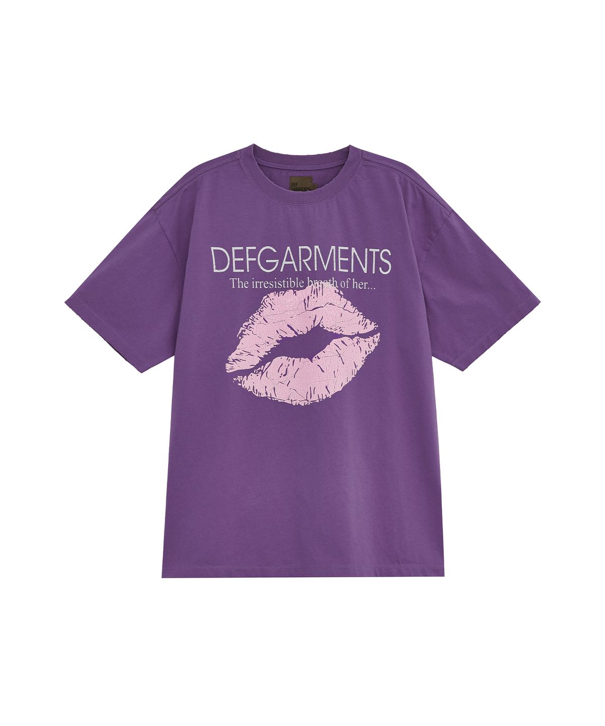 데프가먼츠(DEFGARMENTS) BIG LIP T-SHIRTS [PURPLE]