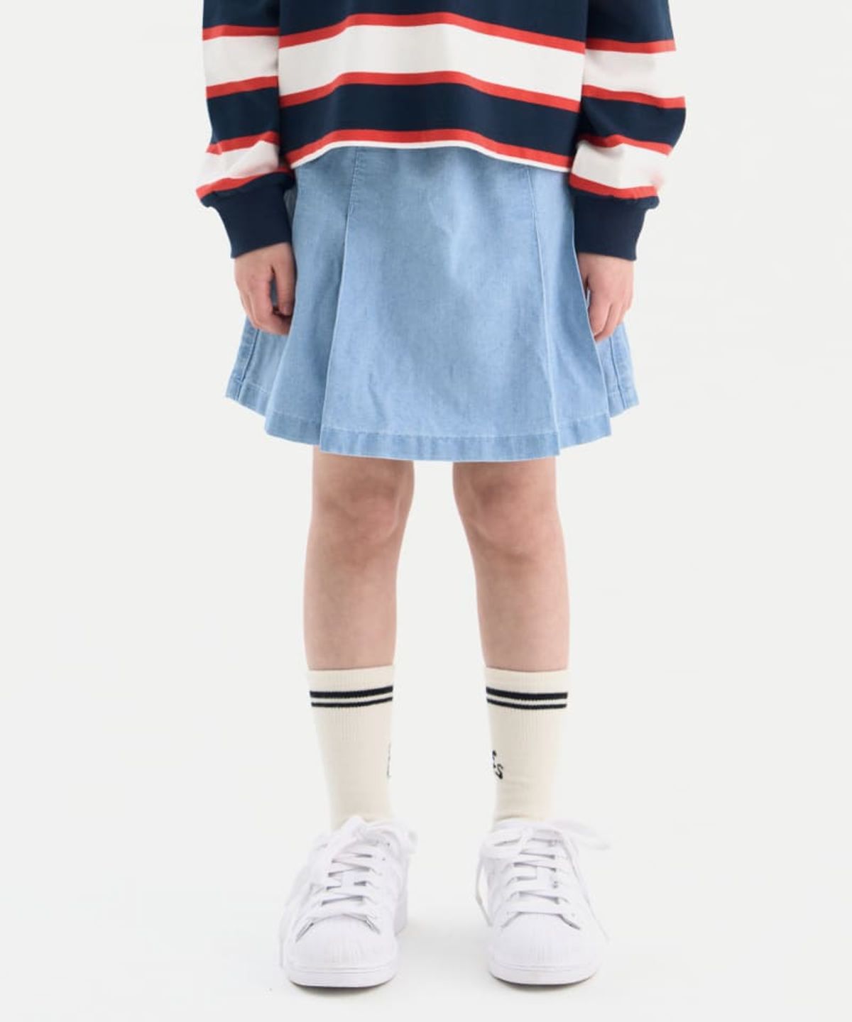 아웃도어 프로덕츠 키즈(OUTDOOR PRODUCTS KIDS) 여아 데님 스커트 팬츠 (라이트블루) OD261BSK72_LBL