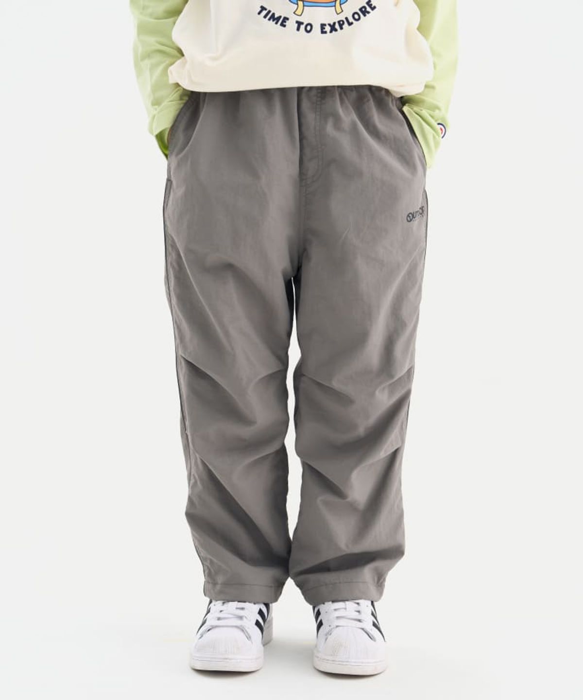 아웃도어 프로덕츠 키즈(OUTDOOR PRODUCTS KIDS) 트랙 우븐 팬츠 (그레이) OD261BPT03_GRY